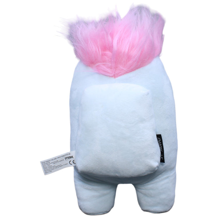 1232771 YuMe Toys Crewmitglied Einhorn aus Among Us, weiß Plüschfigur Kumpel Leo neu