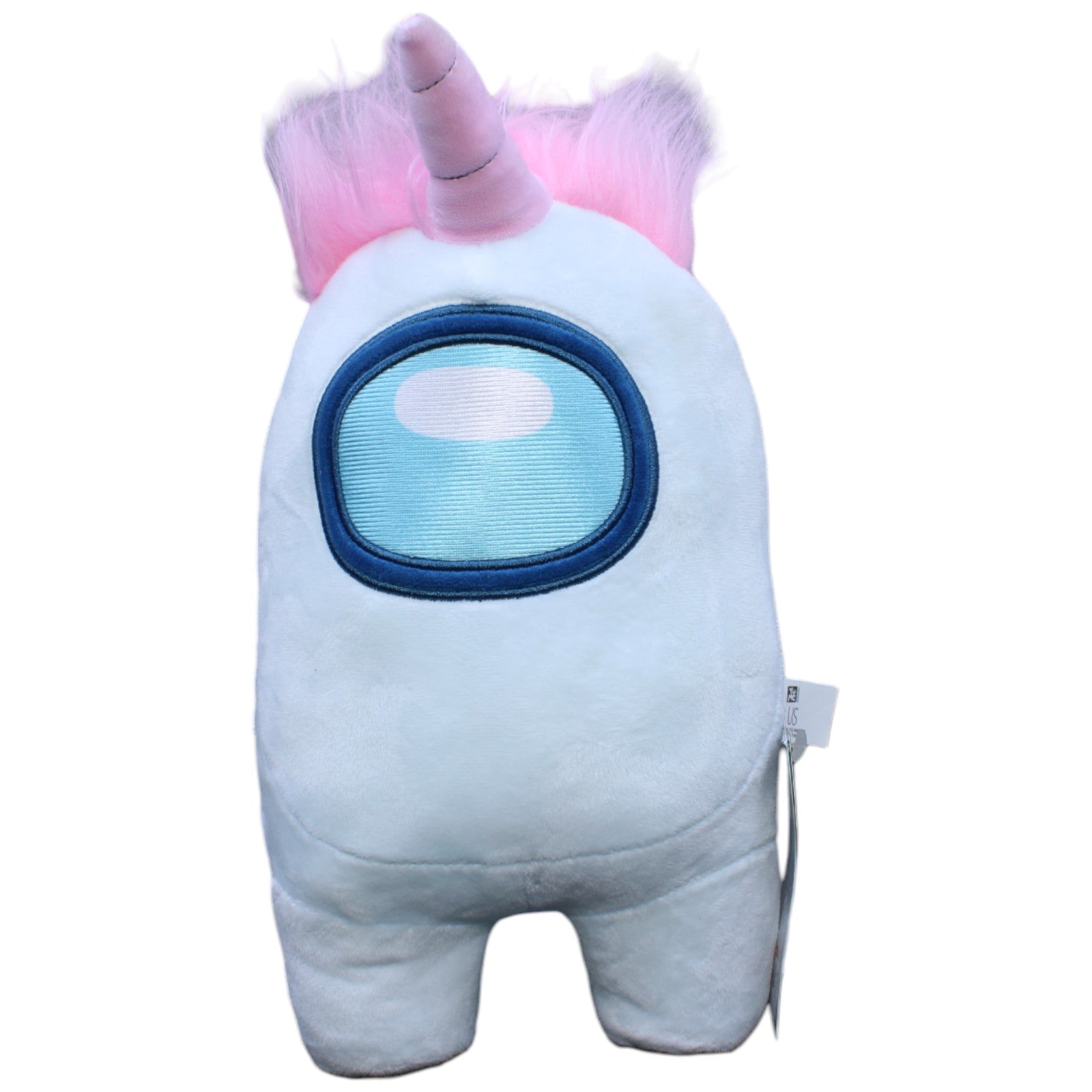 1232771 YuMe Toys Crewmitglied Einhorn aus Among Us, weiß Plüschfigur Kumpel Leo neu