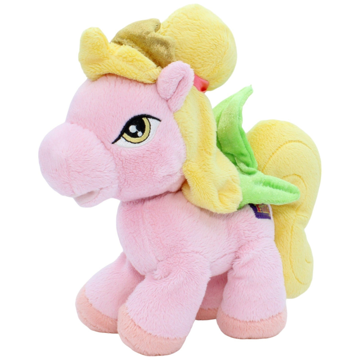 123278 Simba Filly Pony mit grünen Flügeln rosa, klein Kuscheltier Kumpel Leo Gebraucht