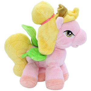 123278 Simba Filly Pony mit grünen Flügeln rosa, klein Kuscheltier Kumpel Leo Gebraucht