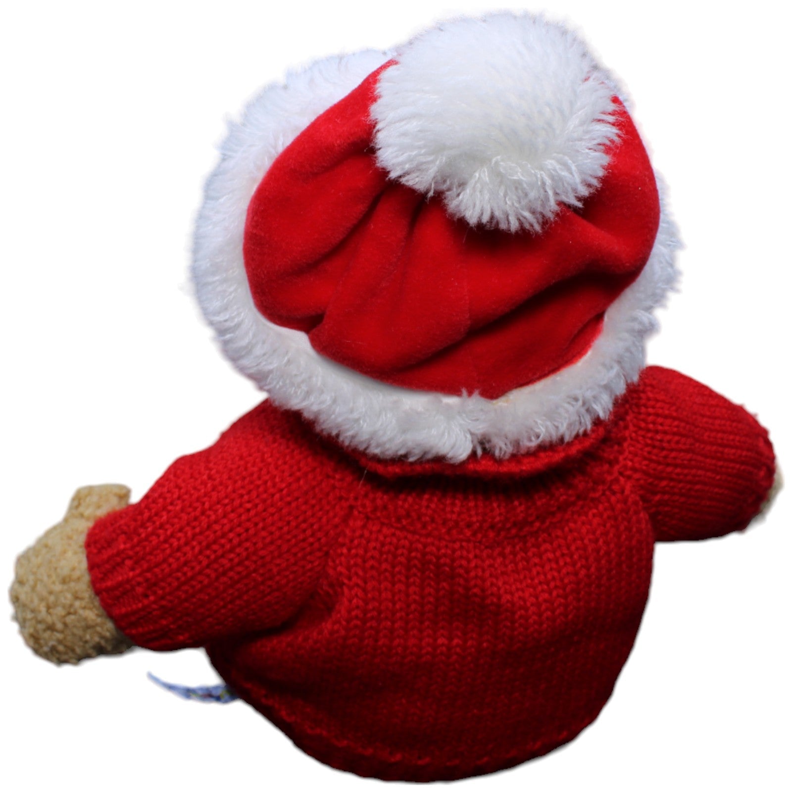 1232782 Heunec Teddybär mit Weihnachtsmütze und Pulli Kuscheltier Kumpel Leo Bär Gebraucht