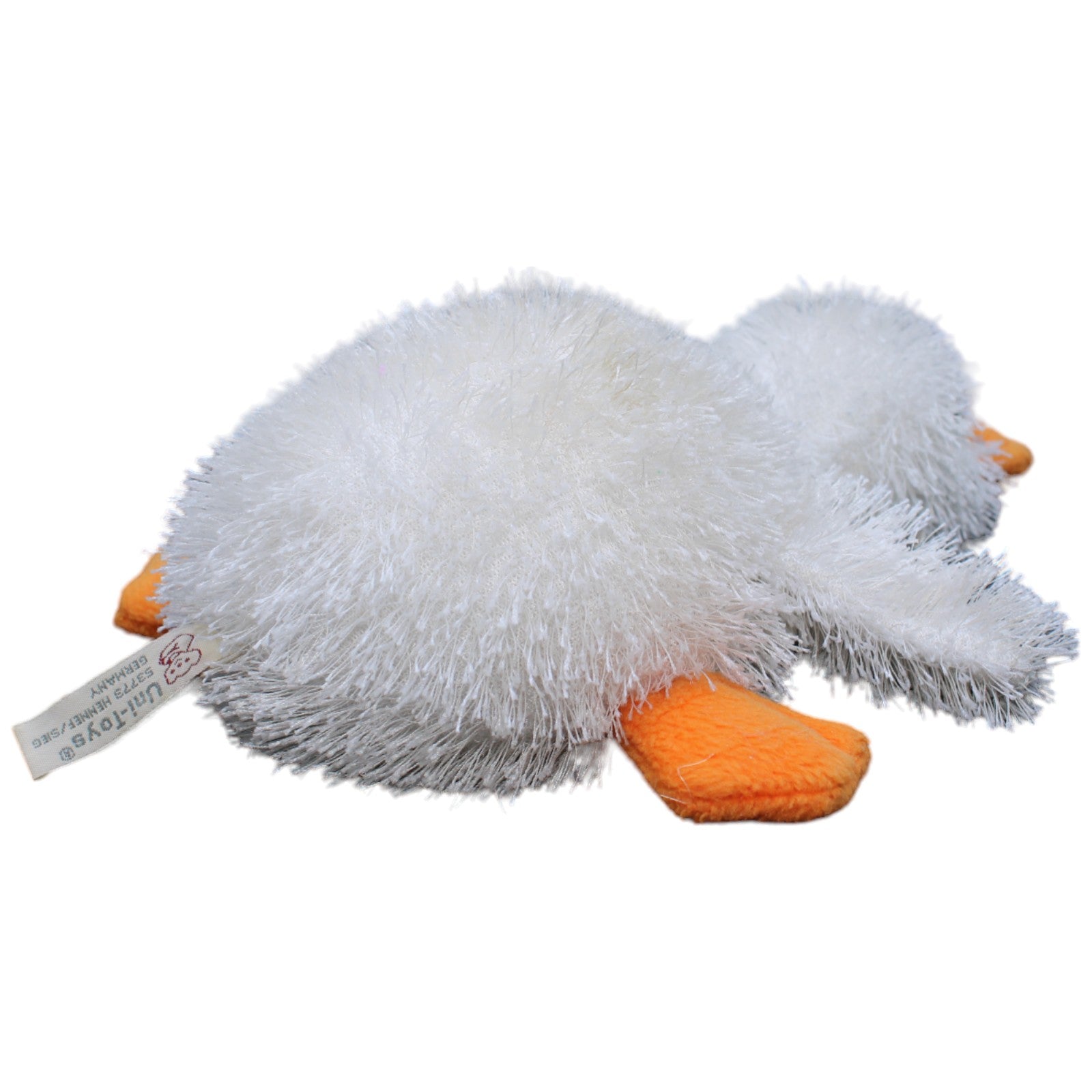 1232791 Uni-Toys Ente weiß, liegend Kuscheltier Kumpel Leo Gebraucht