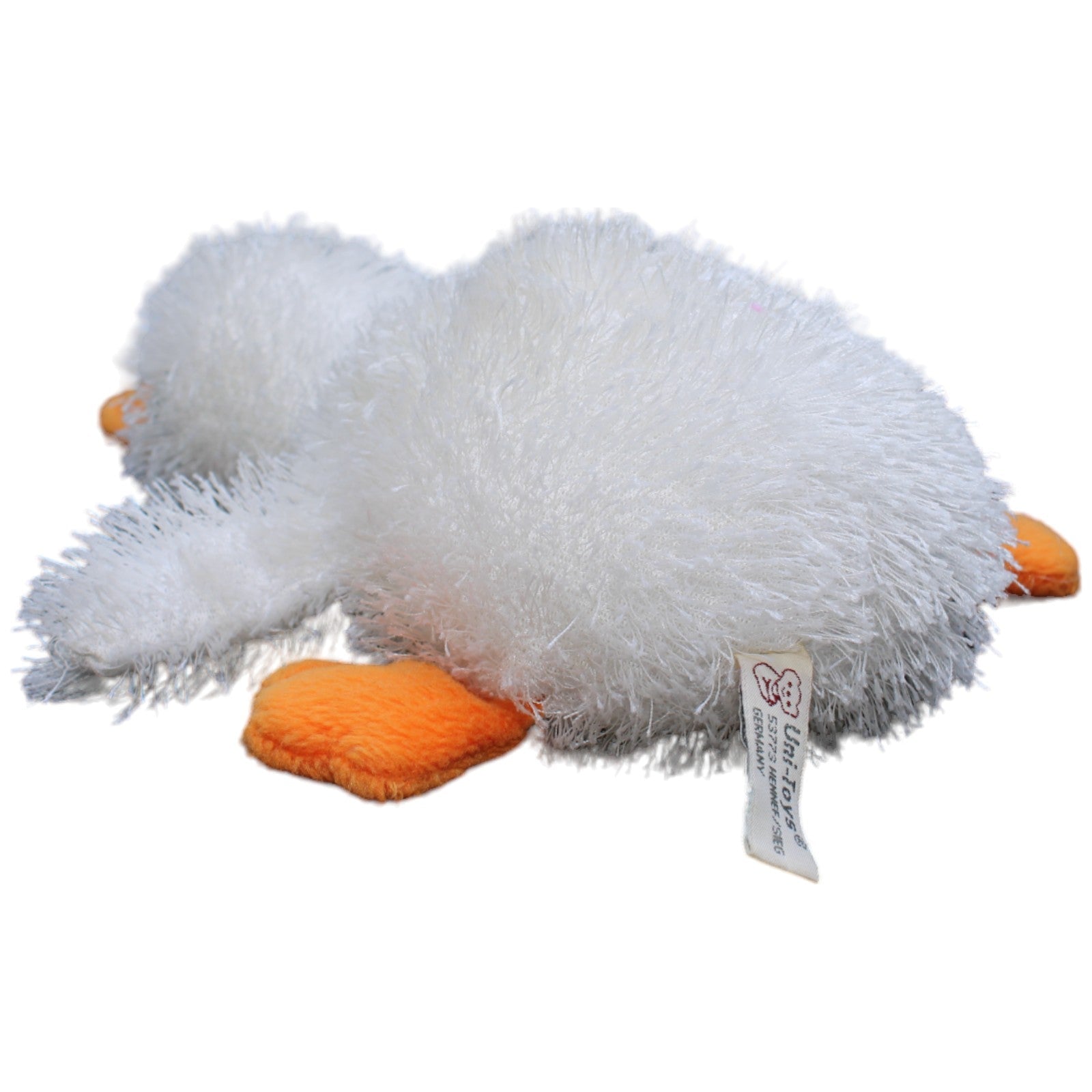 1232791 Uni-Toys Ente weiß, liegend Kuscheltier Kumpel Leo Gebraucht