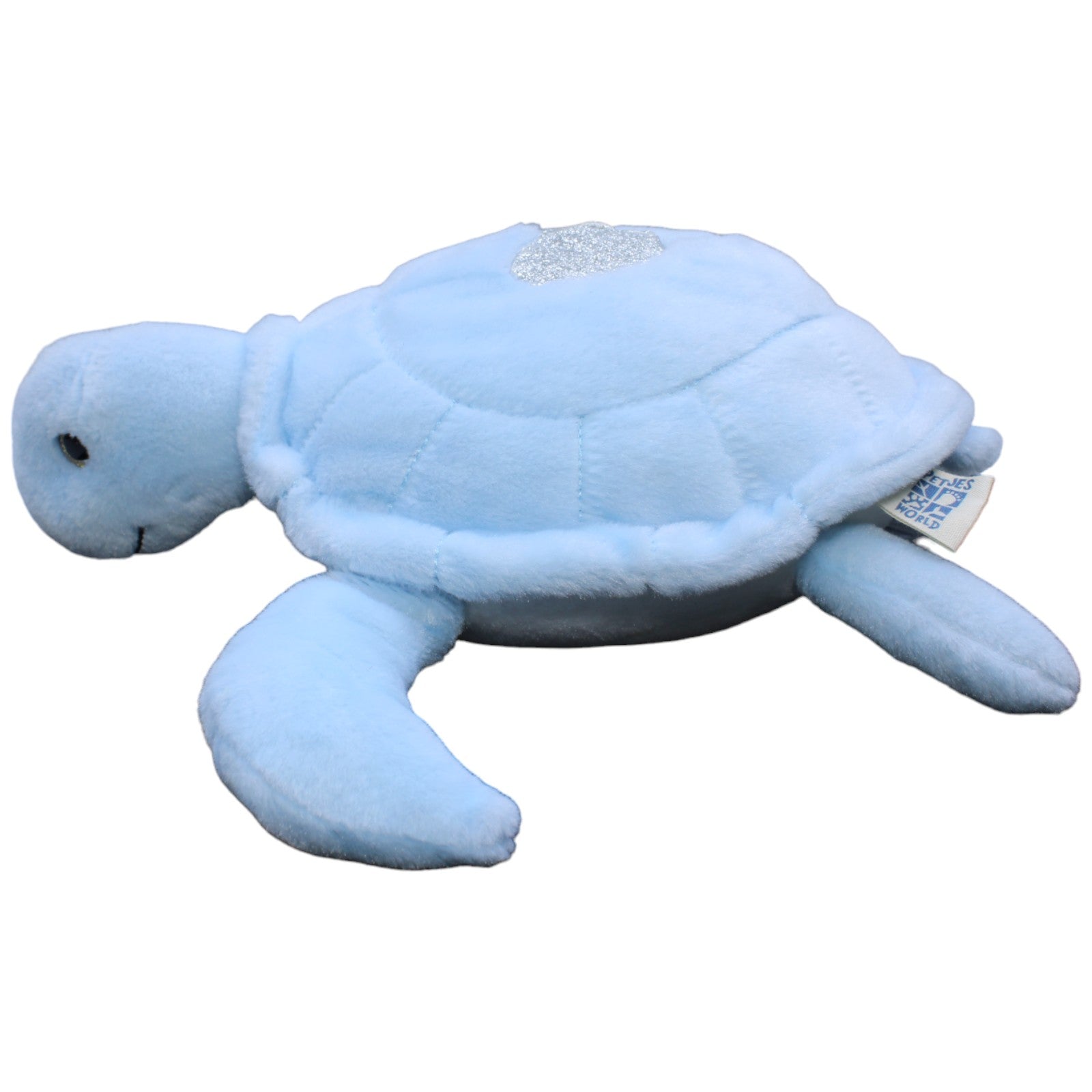 1232798 Petjes World Schildkröte, blau Kuscheltier Kumpel Leo Gebraucht Glubschi