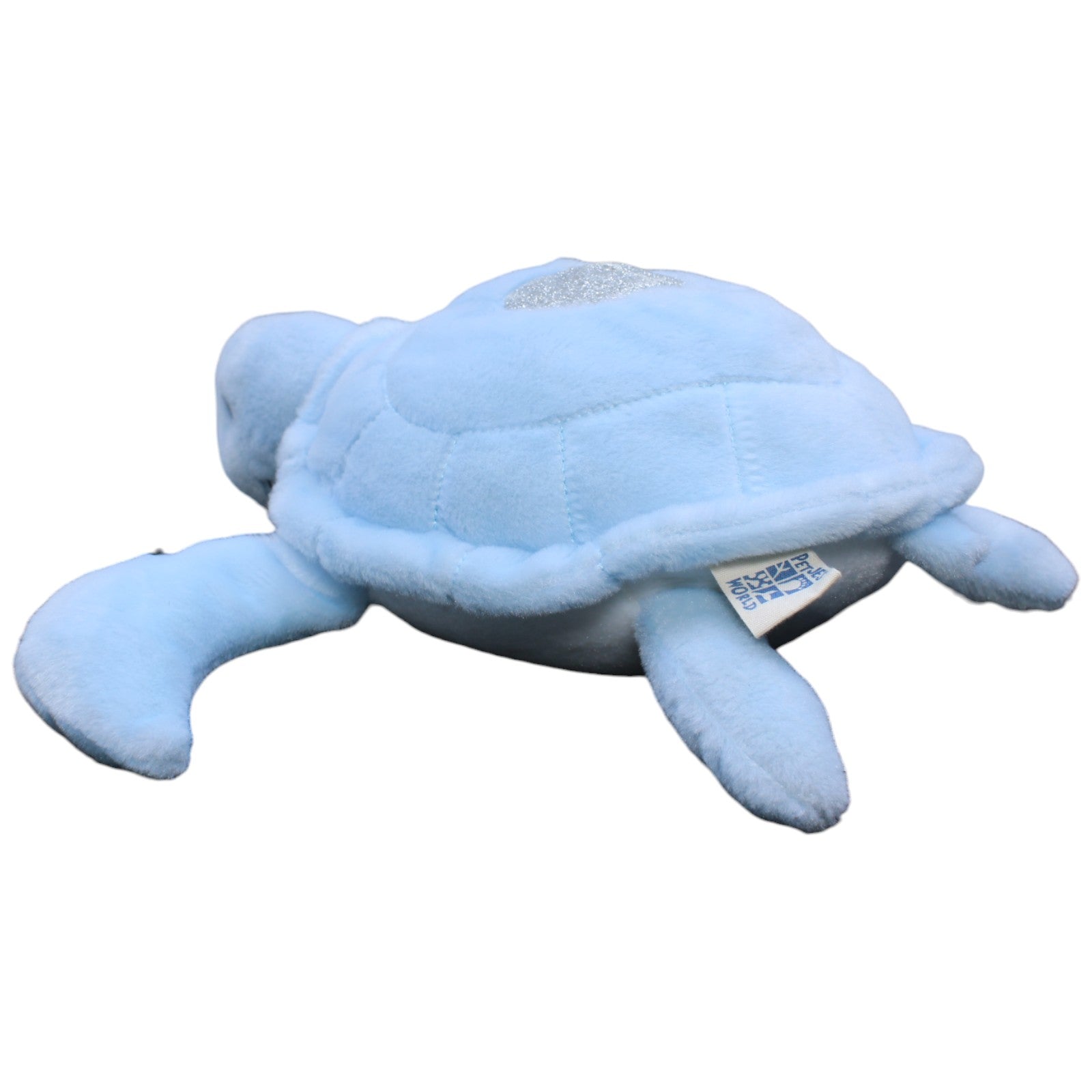 1232798 Petjes World Schildkröte, blau Kuscheltier Kumpel Leo Gebraucht Glubschi