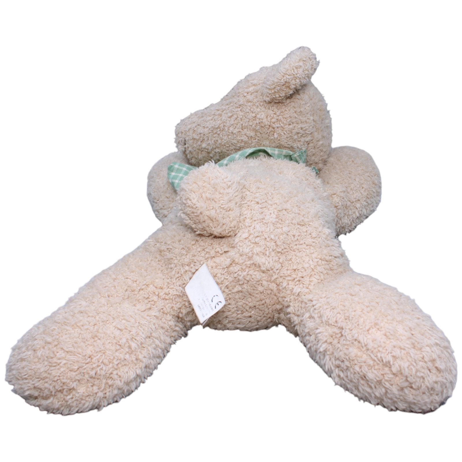 1232803 Bambia Teddybär mit Halstuch, liegend Kuscheltier Kumpel Leo Beanbag Bär Gebraucht