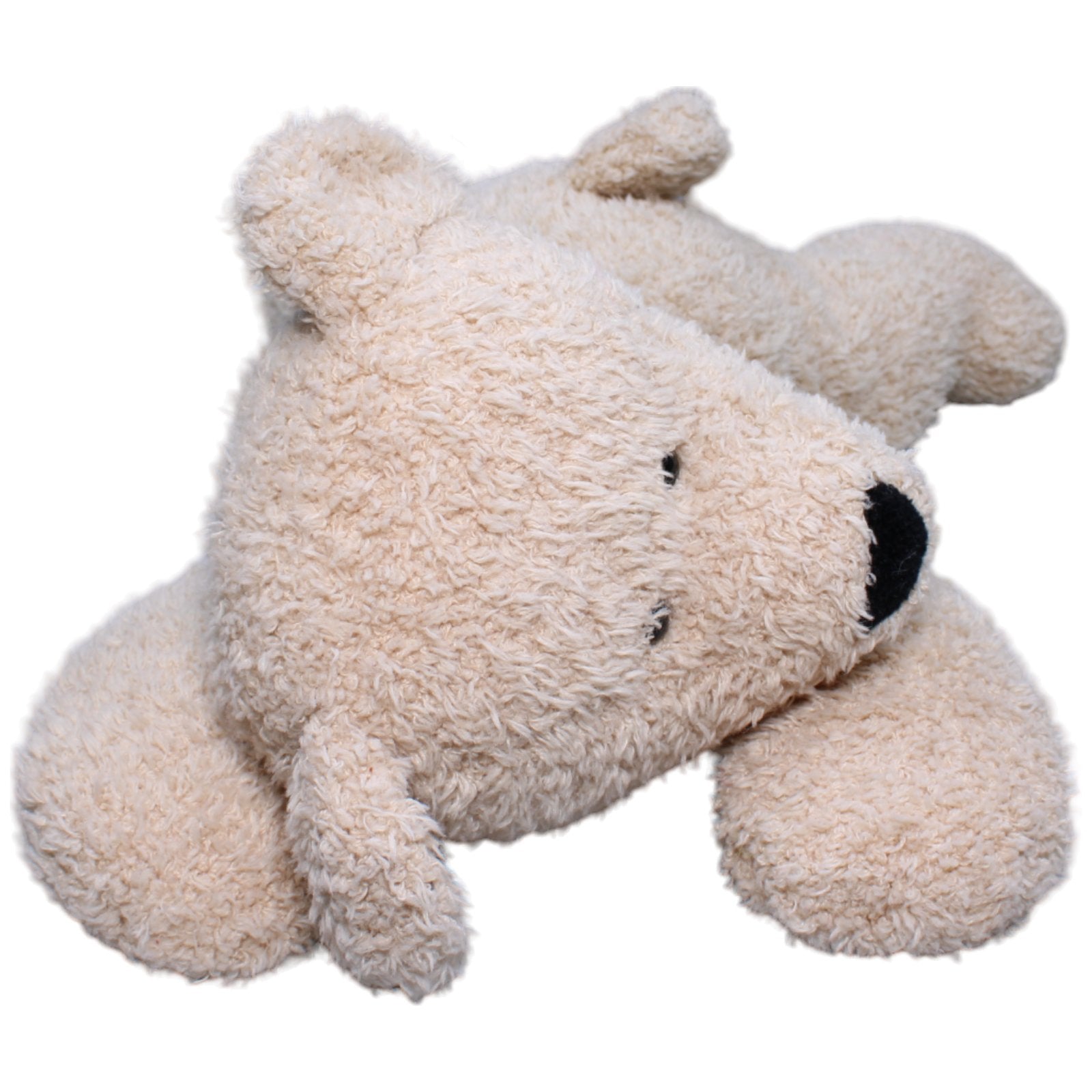 1232803 Bambia Teddybär mit Halstuch, liegend Kuscheltier Kumpel Leo Beanbag Bär Gebraucht