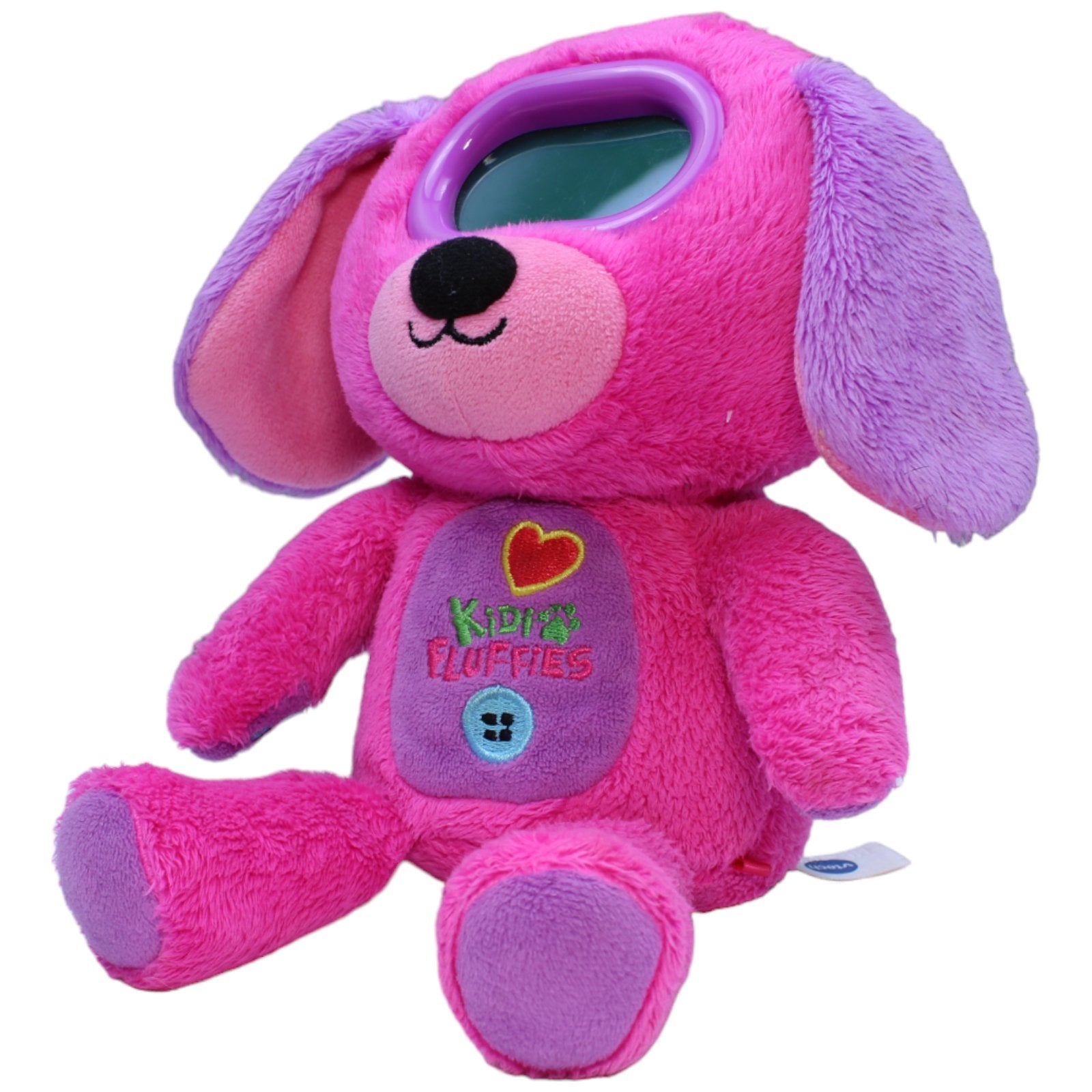 1232820 V-Tech KidiFluffies Hund, pink Interaktives Spielzeug Kumpel Leo Gebraucht