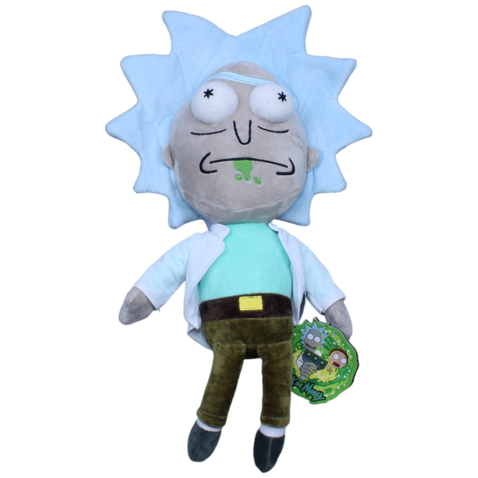 1232929 Play by Play Rick Sanchez aus Rick and Morty Plüschfigur Kumpel Leo neu