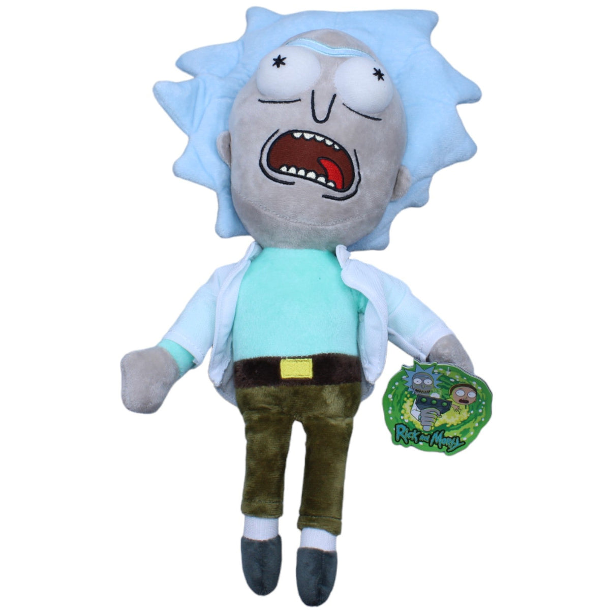 1232930 Play by Play Rick Sanchez aus Rick and Morty Plüschfigur Kumpel Leo neu