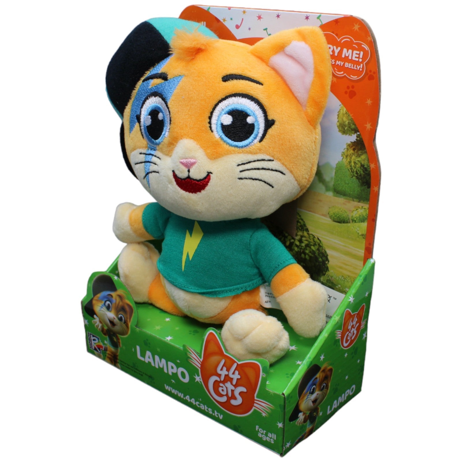 1232938 Smoby Toys Lampo mit Sound aus 44 Cats Kuscheltier Kumpel Leo Katze neu