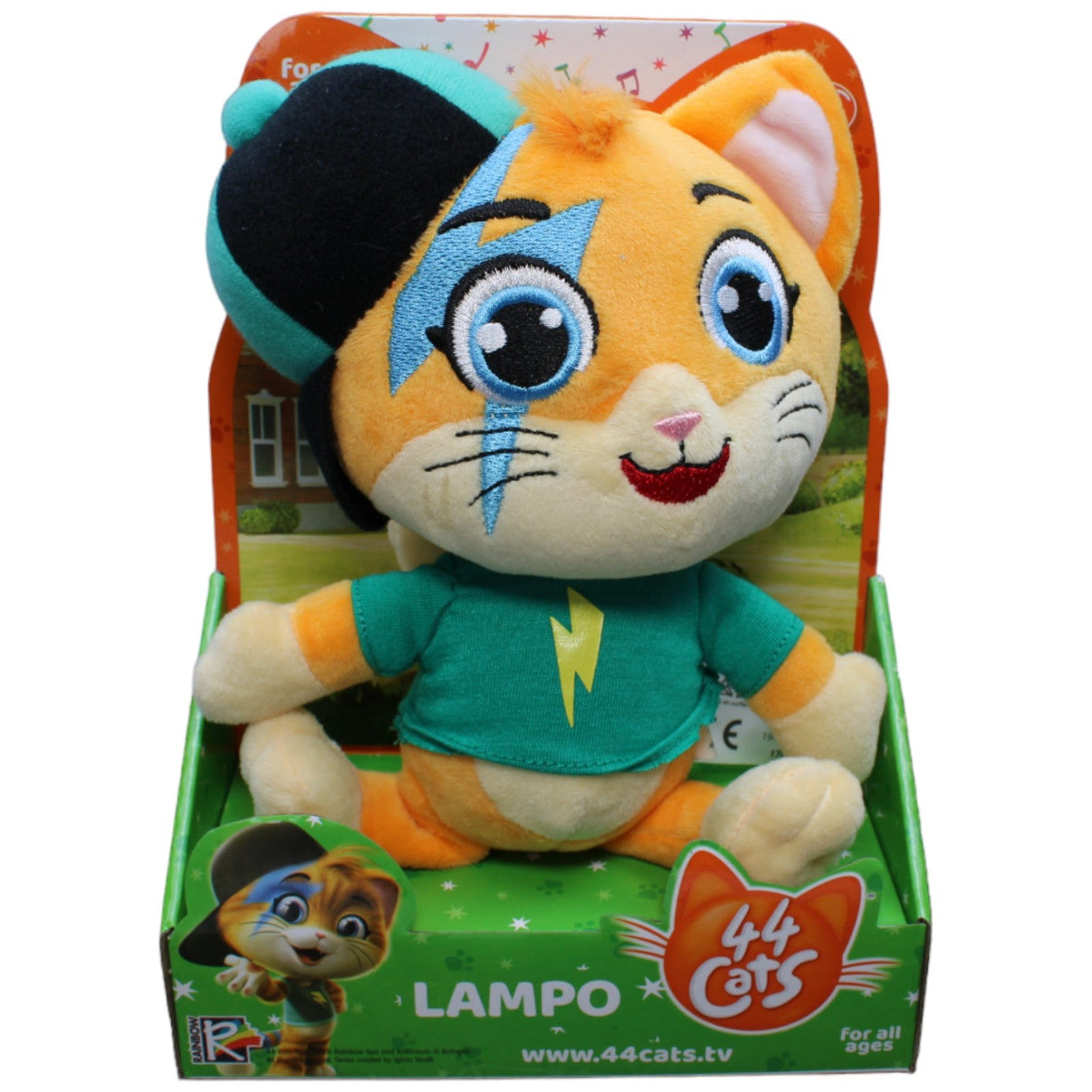 1232938 Smoby Toys Lampo mit Sound aus 44 Cats Kuscheltier Kumpel Leo Katze neu