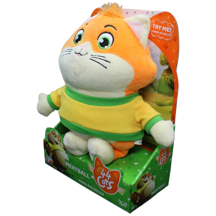 1232939 Smoby Toys Metti mit Sound aus 44 Cats Kuscheltier Kumpel Leo Katze Meatball Metty