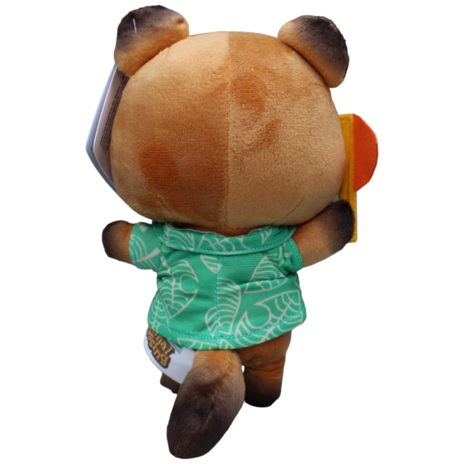 1232944 Simba Tom Nook mit Fahne aus Animal Crossing: New Horizons Kuscheltier Kumpel Leo neu Waschbär