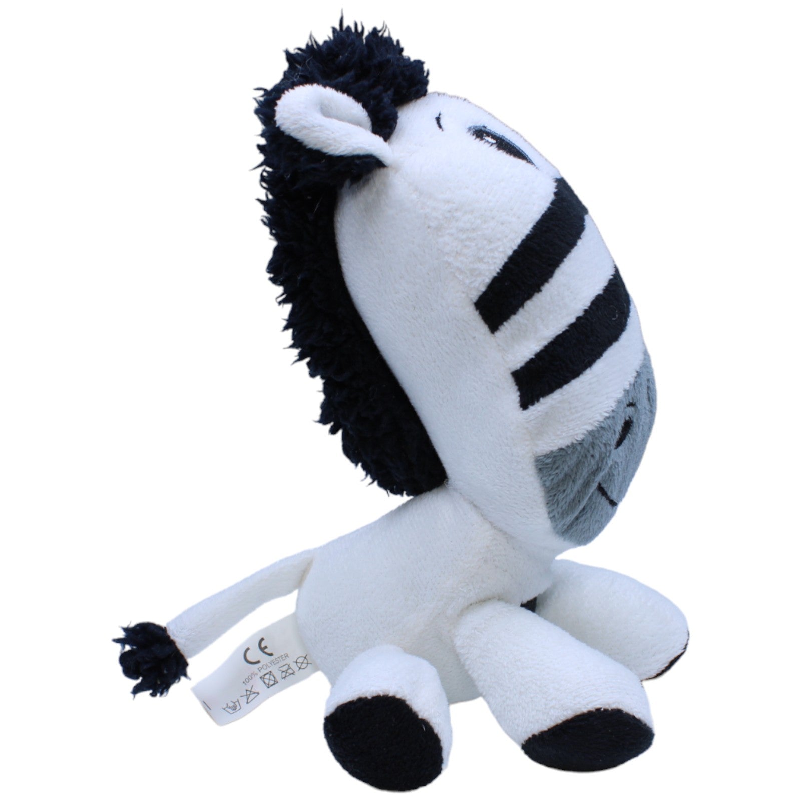 1232947 Woolworth Big Head Zebra, sitzend Kuscheltier Kumpel Leo Gebraucht