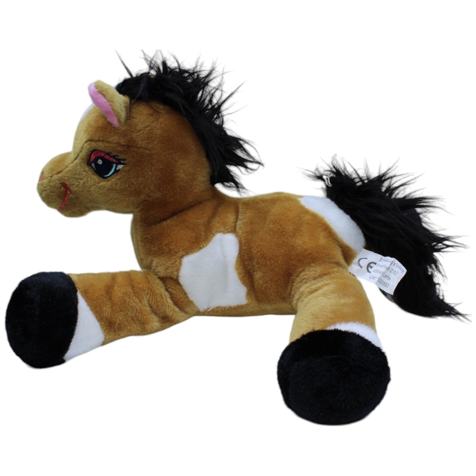 1232951 Ernstings family Pony weiblich, braun Kuscheltier Kumpel Leo Gebraucht Pferd