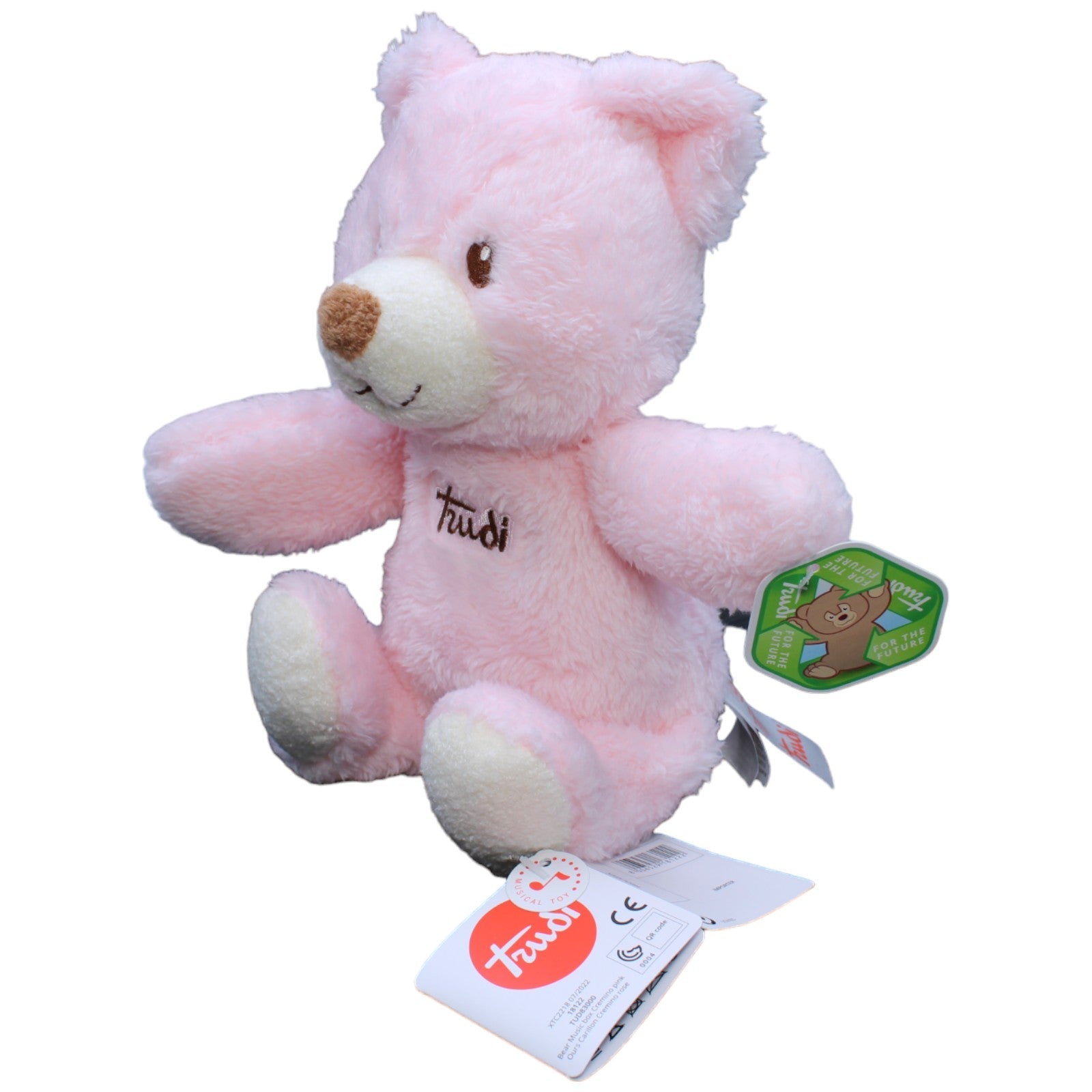 1232953 Trudi Spieluhr, Bär Cremino rosa Spieluhr Kumpel Leo neu Teddy Teddybär