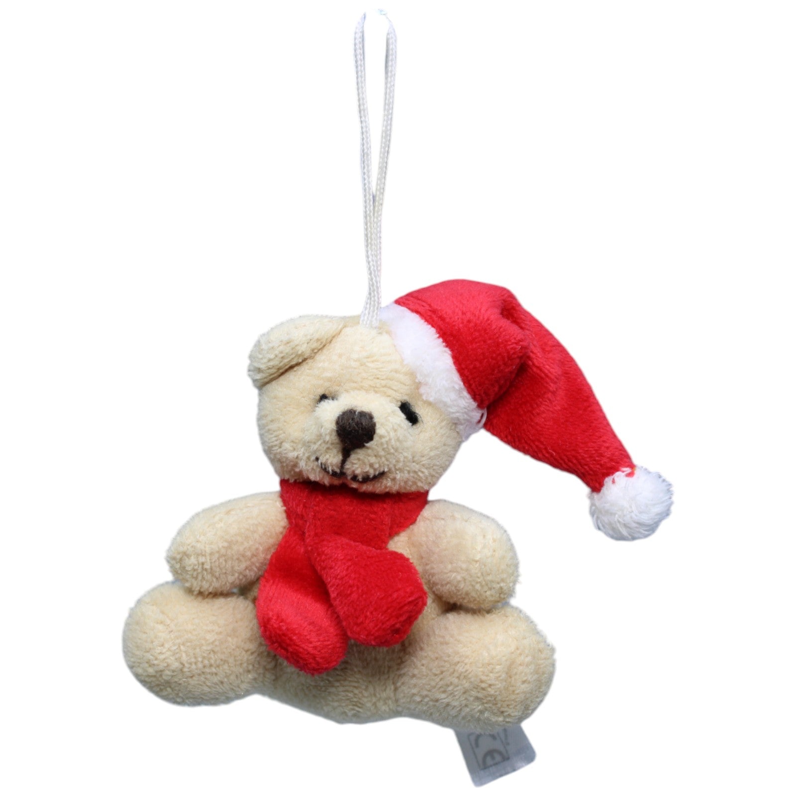 1232960 Bamsel Schlüsselanhänger, Teddybär mit Weihnachtsmütze und Schal Schlüsselanhänger Kumpel Leo Bär Gebraucht Nikolaus