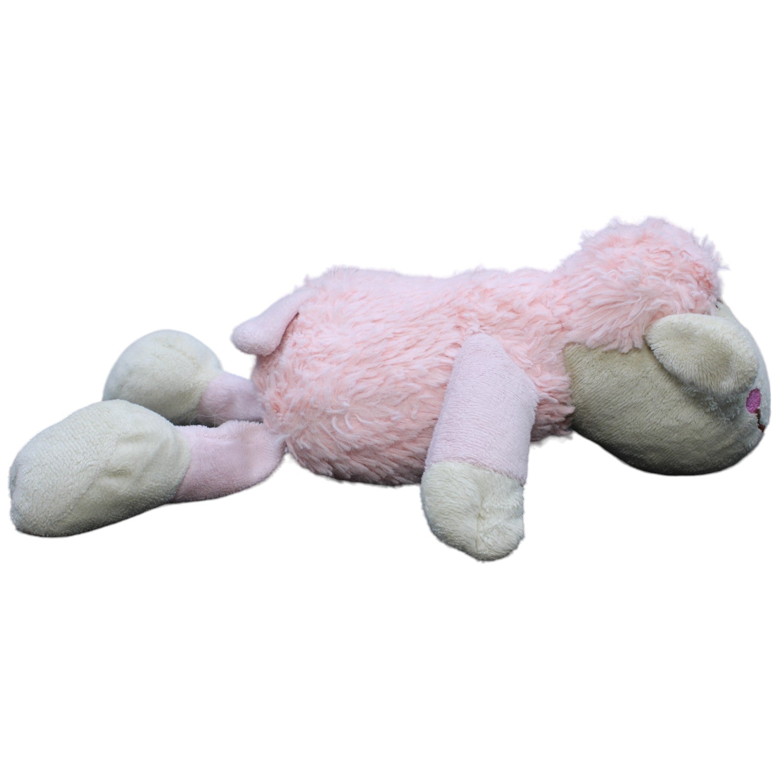 1232966 Unbekannt Schaf rosa, liegend Kuscheltier Kumpel Leo Gebraucht