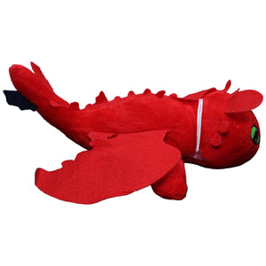 1232969 Unbekannt Drache mit Saugnapf, rot Kuscheltier Kumpel Leo Gebraucht