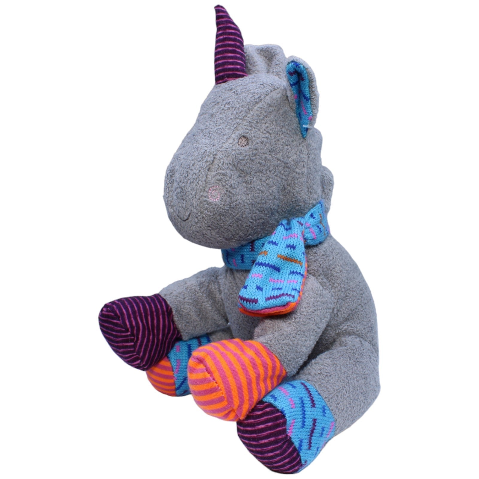 1233004 Bieco Spielwaren Einhorn, grau Kuscheltier Kumpel Leo Gebraucht