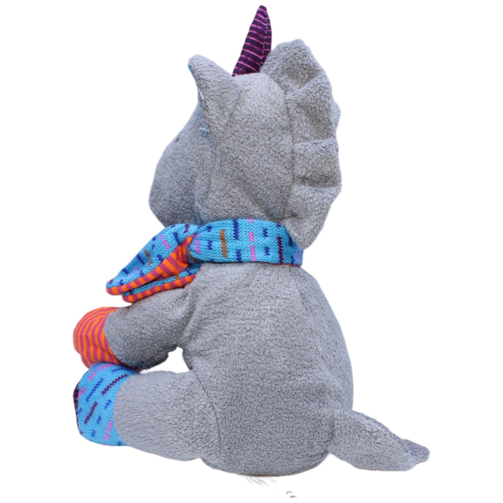 1233004 Bieco Spielwaren Einhorn, grau Kuscheltier Kumpel Leo Gebraucht