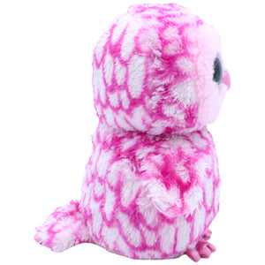 123301 TY Eule Pinky, rosa Kuscheltier Kumpel Leo Gebraucht Glubschi