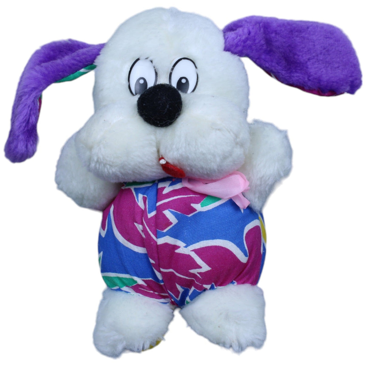 1233035 Seneca Vintage Herzl, Hund mit Schleife bunt Kuscheltier Kumpel Leo Gebraucht