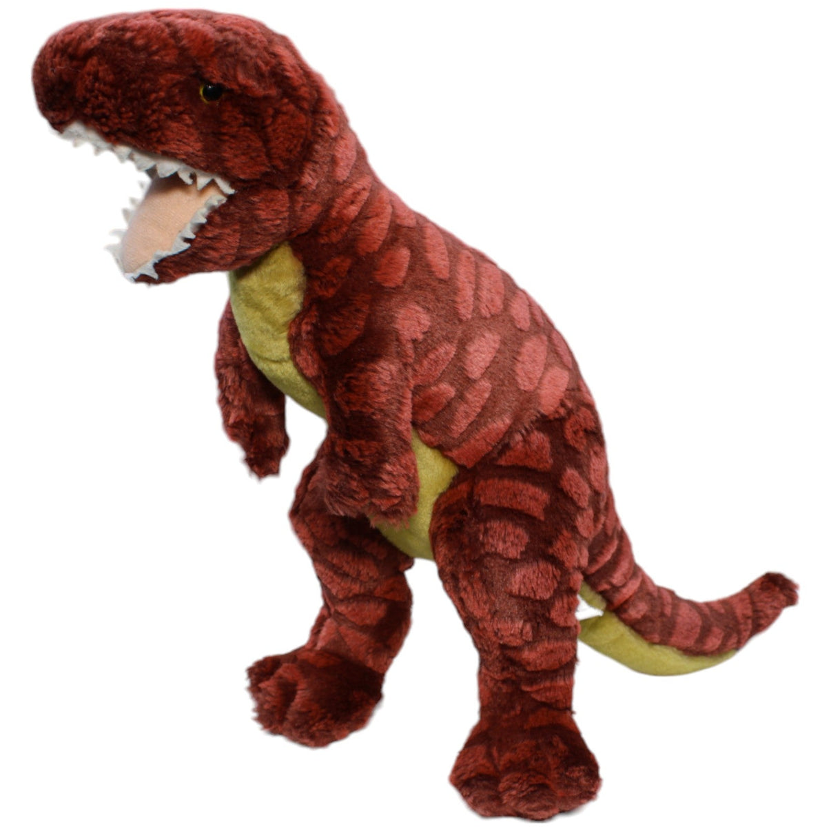 1233054 Russ Berrie Dinosaurier, Tyrannosaurus rot Kuscheltier Kumpel Leo Dino Gebraucht T-Rex