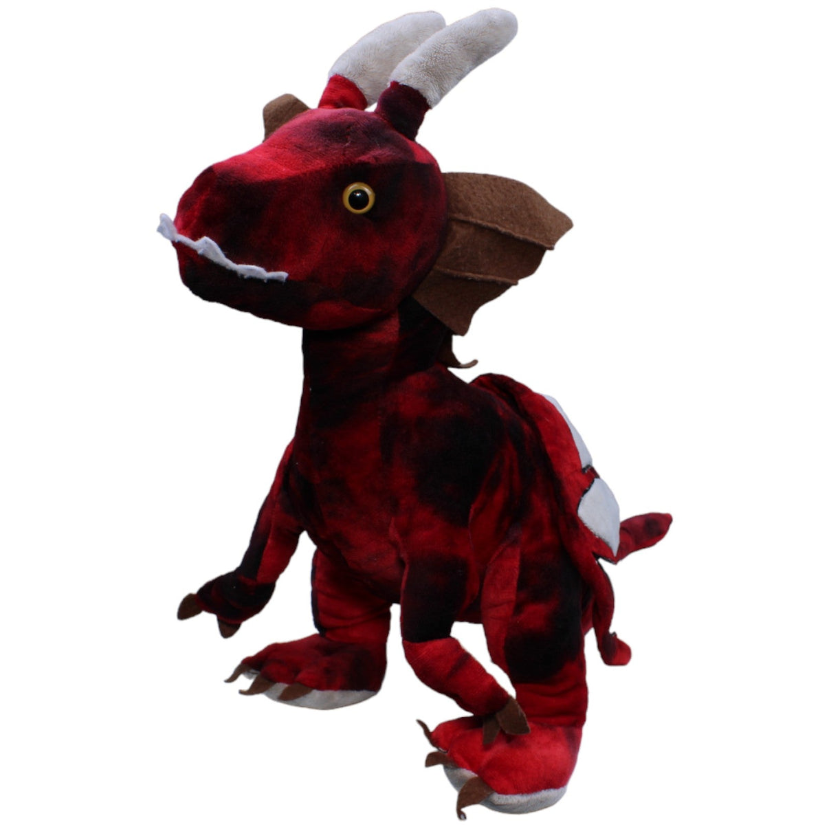 1233084 TEDI Kuschelfreund, XL Drache rot Kuscheltier Kumpel Leo Gebraucht