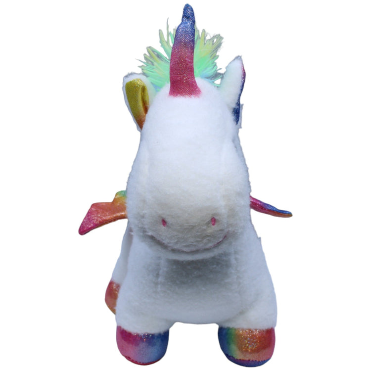 1233111 ZD Trading Glitzer Pegasus, weiß Kuscheltier Kumpel Leo Einhorn Gebraucht