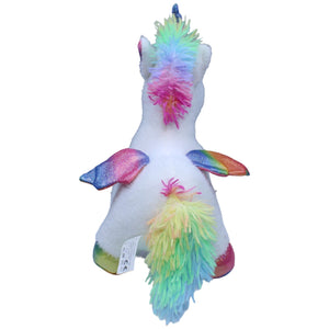 1233111 ZD Trading Glitzer Pegasus, weiß Kuscheltier Kumpel Leo Einhorn Gebraucht