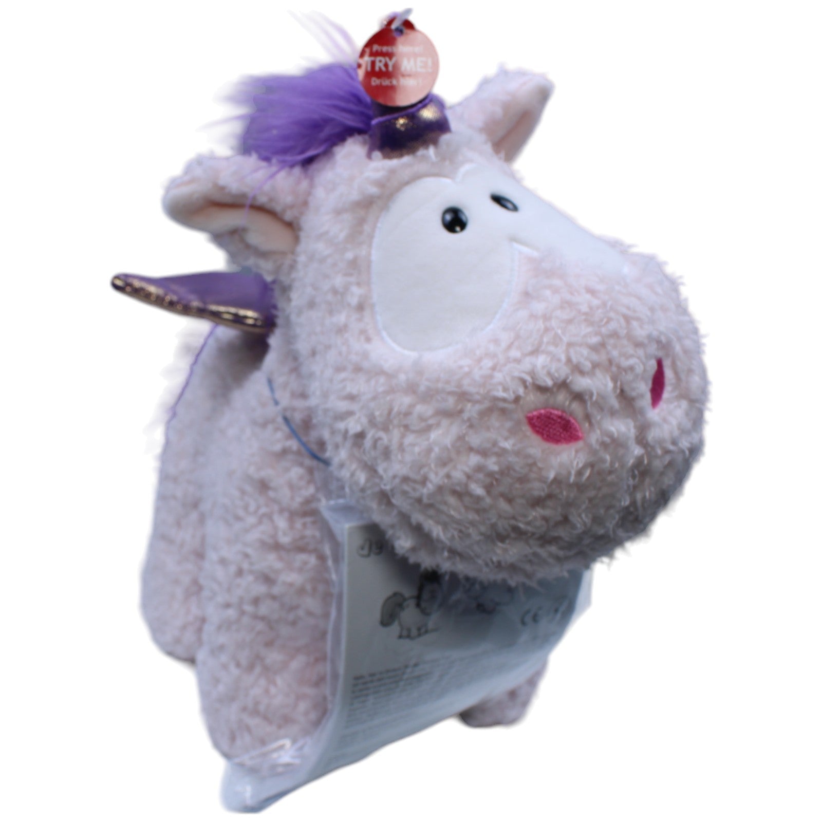 1233124 NICI Theodor & Friends, Einhorn Cloud Dreamer mit Bluetooth-Lautsprecher Lautsprecher Kumpel Leo Gebraucht