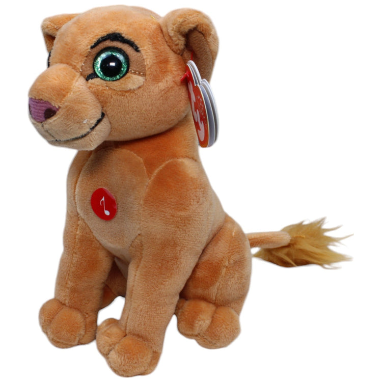 1233134 TY Sparkle, Löwin Nala aus Disney König der Löwen mit Sound Kuscheltier Kumpel Leo Glubschi neu