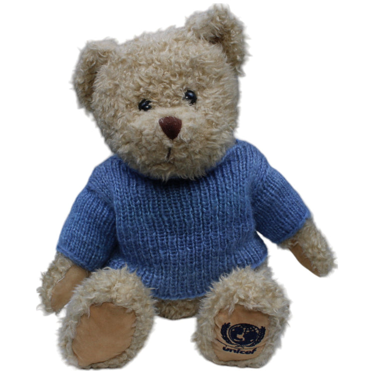 1233136 Unicef Teddybär Max mit Pullover Kuscheltier Kumpel Leo Bär Gebraucht