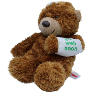 1233138 Aurora Teddybär verarztet, get well soon Kuscheltier Kumpel Leo Gebraucht