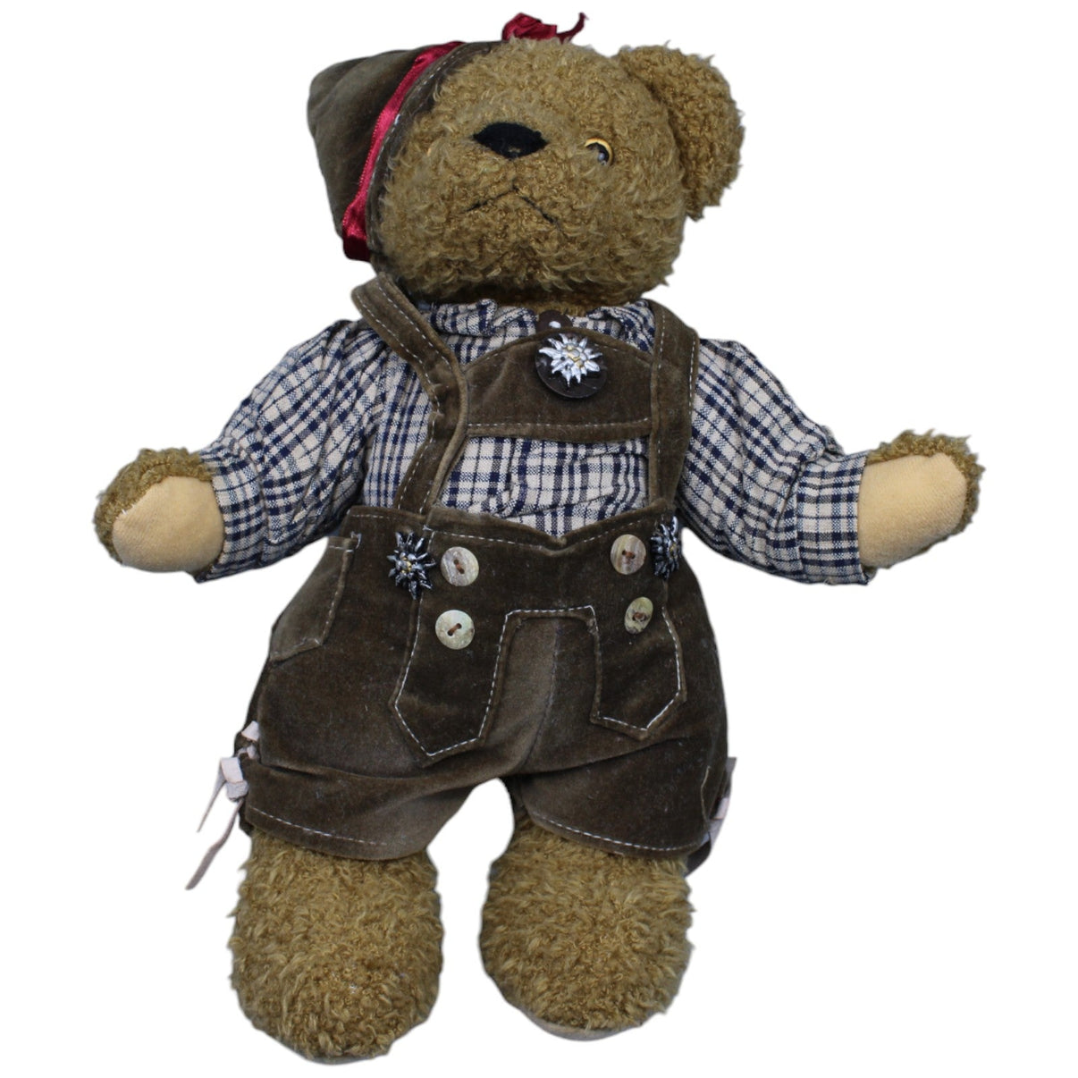 1233147 Imeco Vintage Teddybär in traditioneller Tracht Kuscheltier Kumpel Leo Gebraucht
