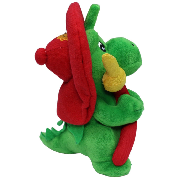 1233159 Sweety-Toys Drache Grisu mit Schlauch & Feuerwehrhelm Kuscheltier Kumpel Leo Gebraucht