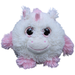 1233169 Sunkid Einhorn weiß-rosa, rund Kuscheltier Kumpel Leo Gebraucht Glubschi