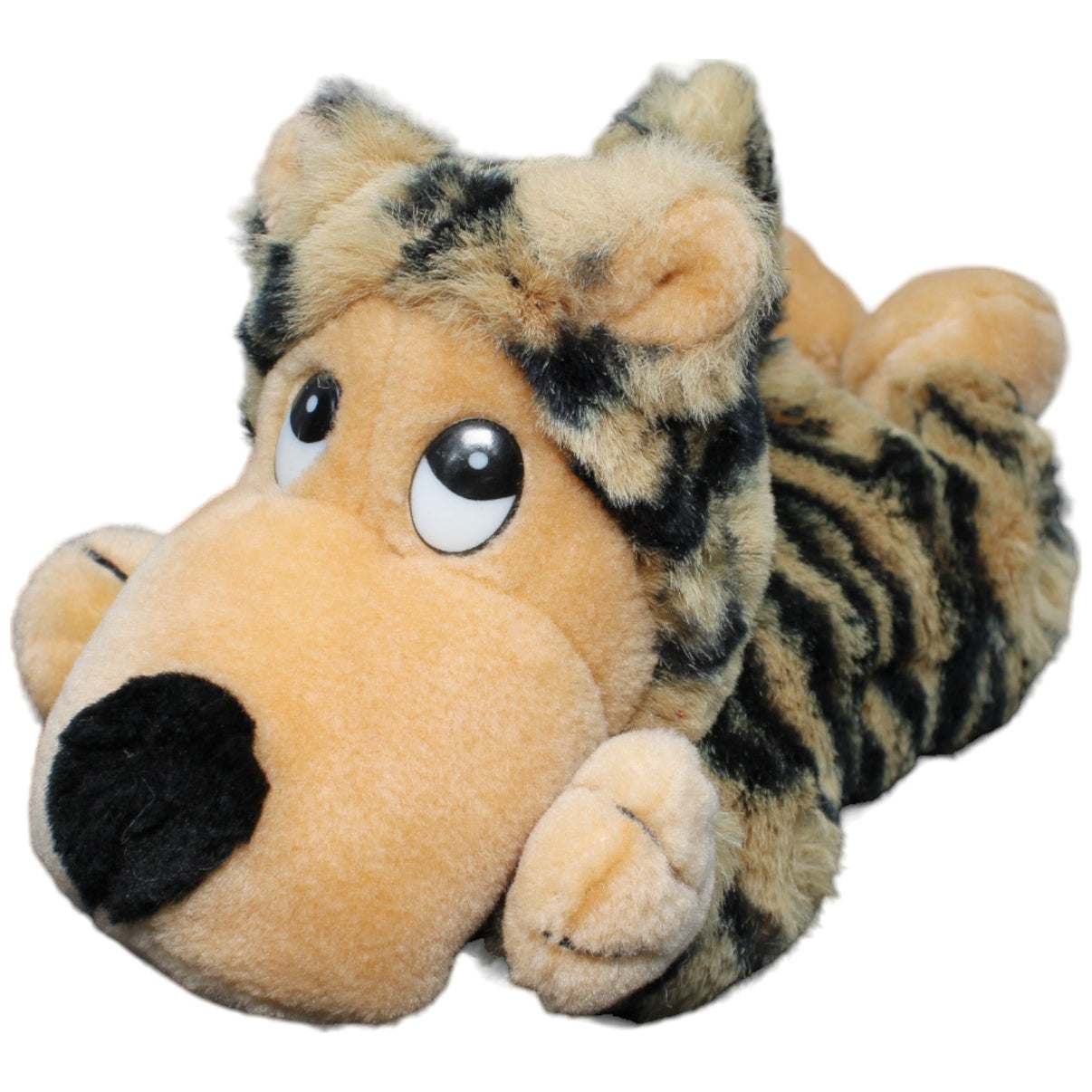 1233178 Liegelind Vintage Poconlino, Tiger liegend Kuscheltier Kumpel Leo Gebraucht