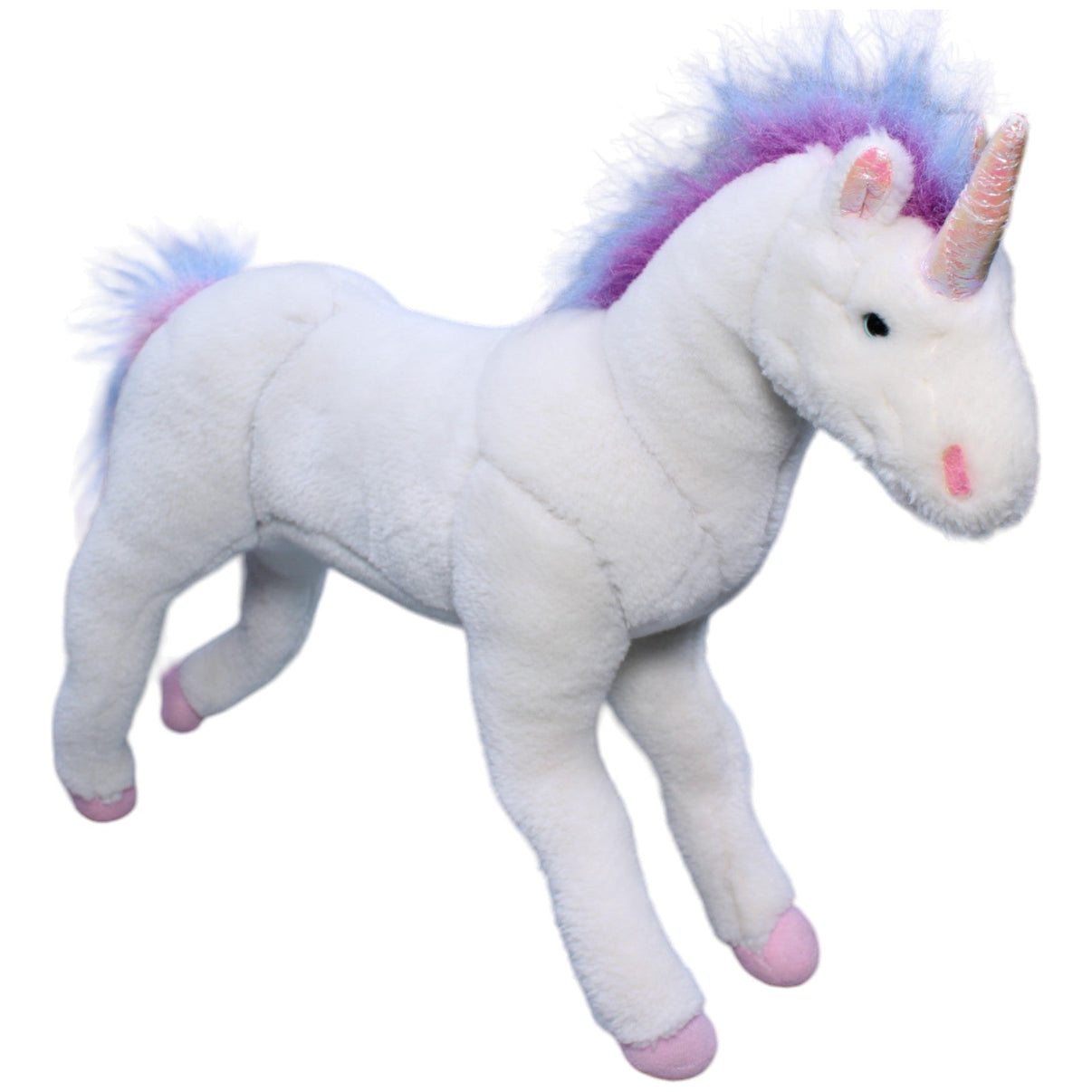 1233184 Unbekannt Einhorn, weiß Kuscheltier Kumpel Leo Fantasy Gebraucht