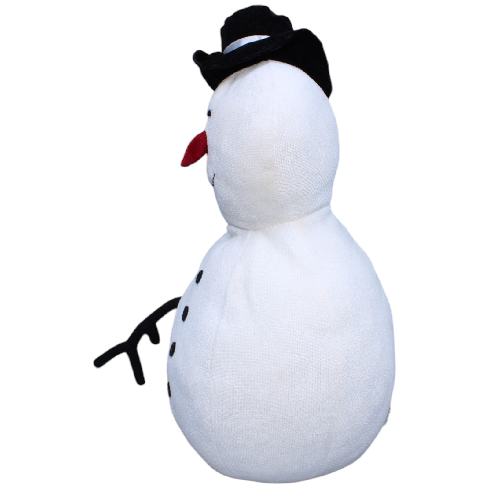 1233188 P.M.T. Koepchen Schneemann mit einem Arm und Hut Plüschfigur Kumpel Leo Gebraucht Weihnachten Winter