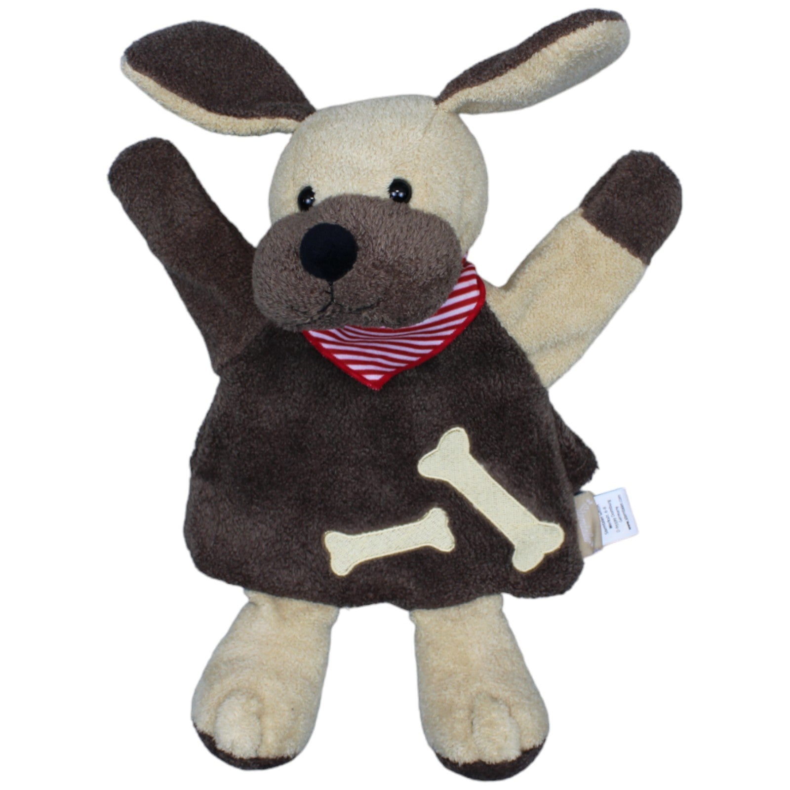 1233213 Sterntaler Handpuppe, Hund mit Knochen Handpuppe Kumpel Leo Gebraucht