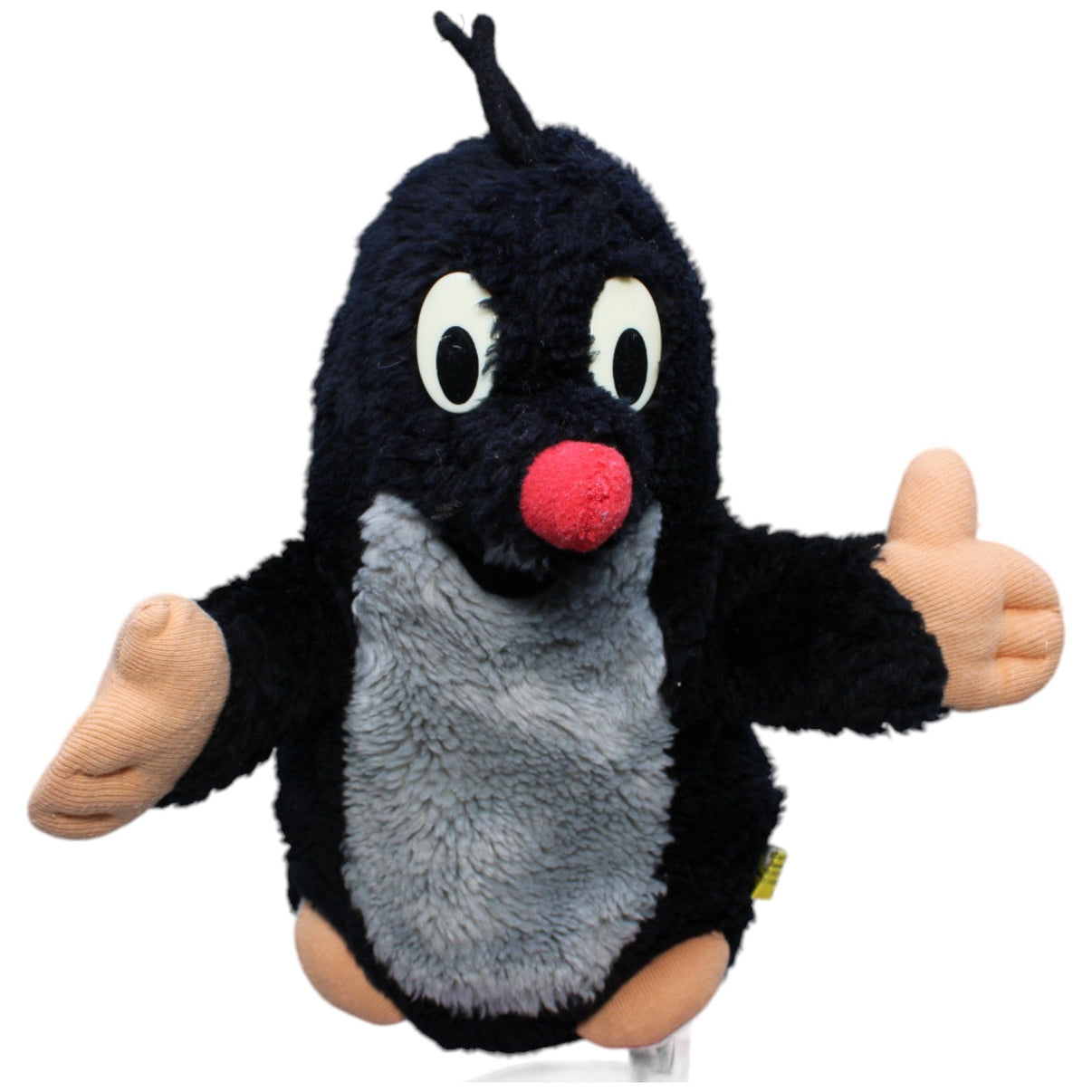 1233246 IGEL Vintage Handpuppe, Der kleine Maulwurf Handpuppe Kumpel Leo Gebraucht