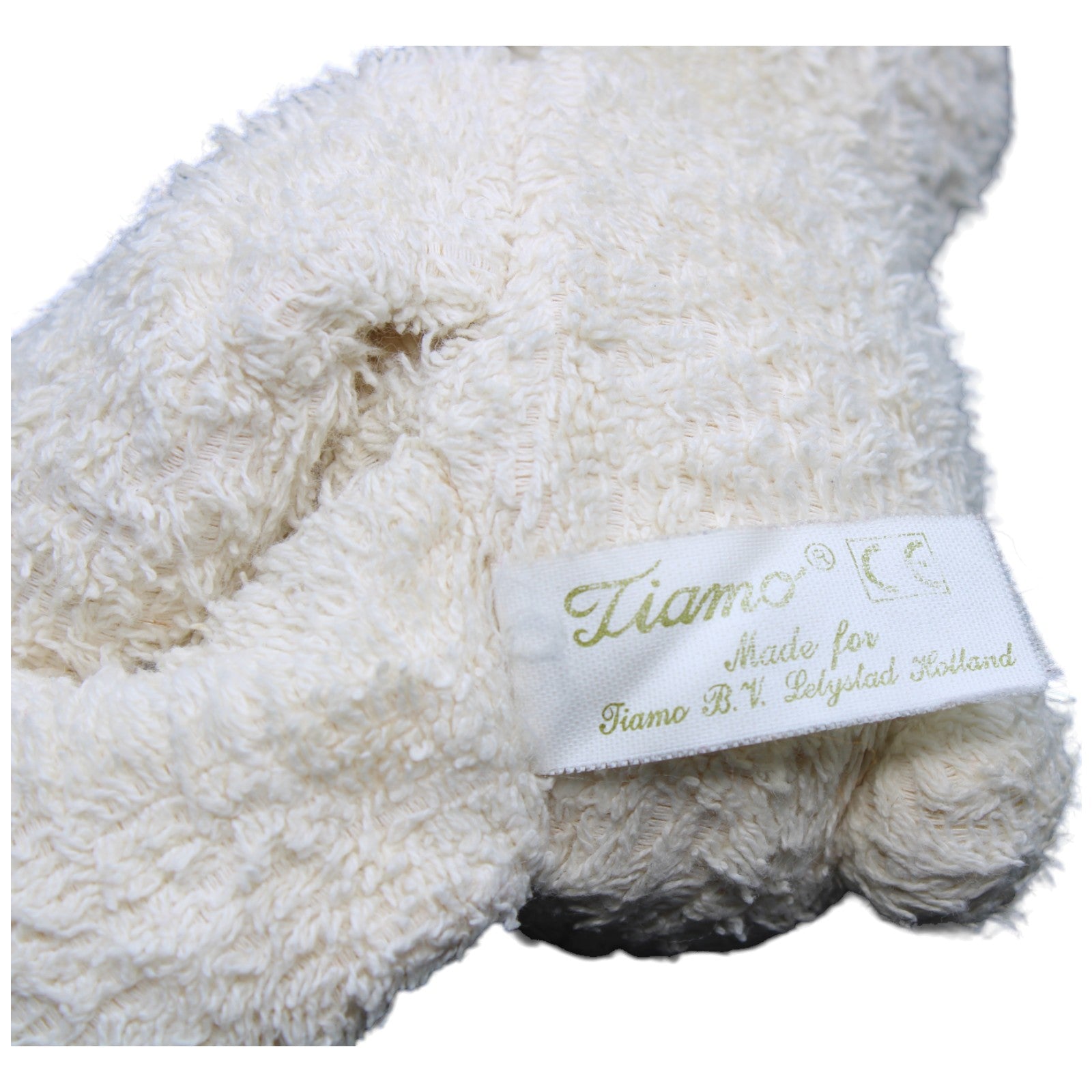 1233260 Tiamo Teddybär, weiß Kuscheltier Kumpel Leo Bär Gebraucht