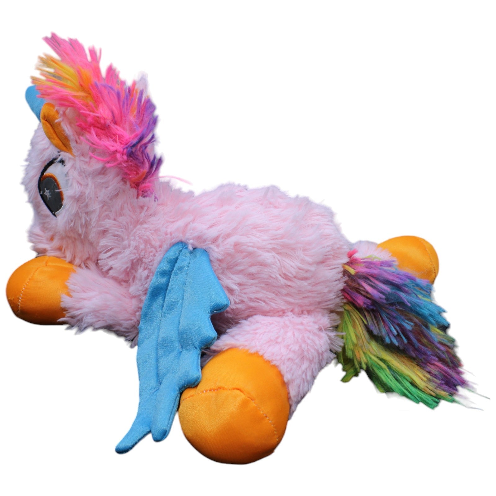 1233273 Sunkid Einhorn mit Flügeln, rosa Kuscheltier Kumpel Leo Fantasy Gebraucht