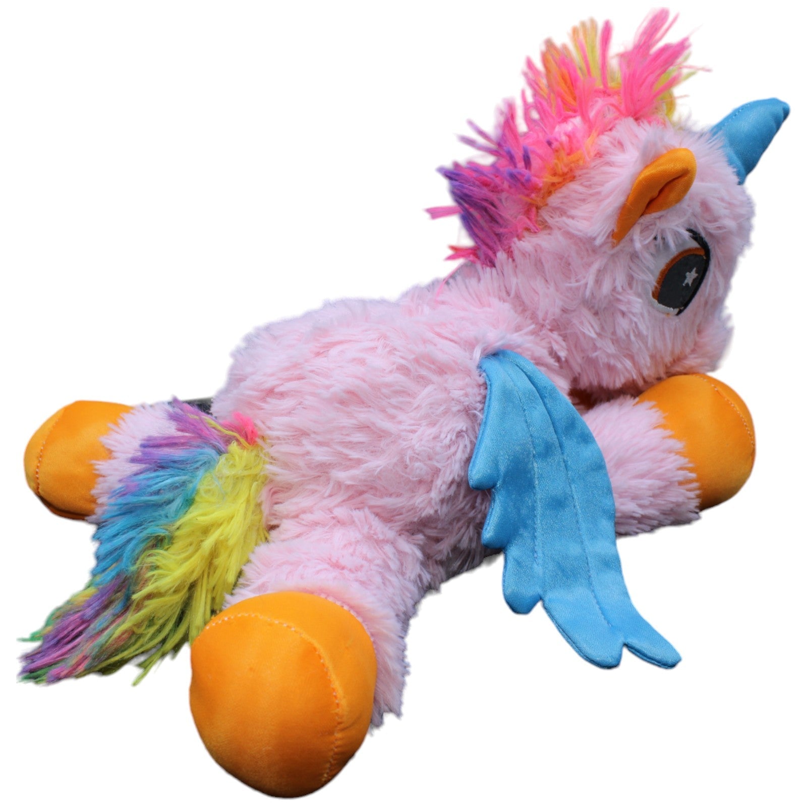 1233273 Sunkid Einhorn mit Flügeln, rosa Kuscheltier Kumpel Leo Fantasy Gebraucht