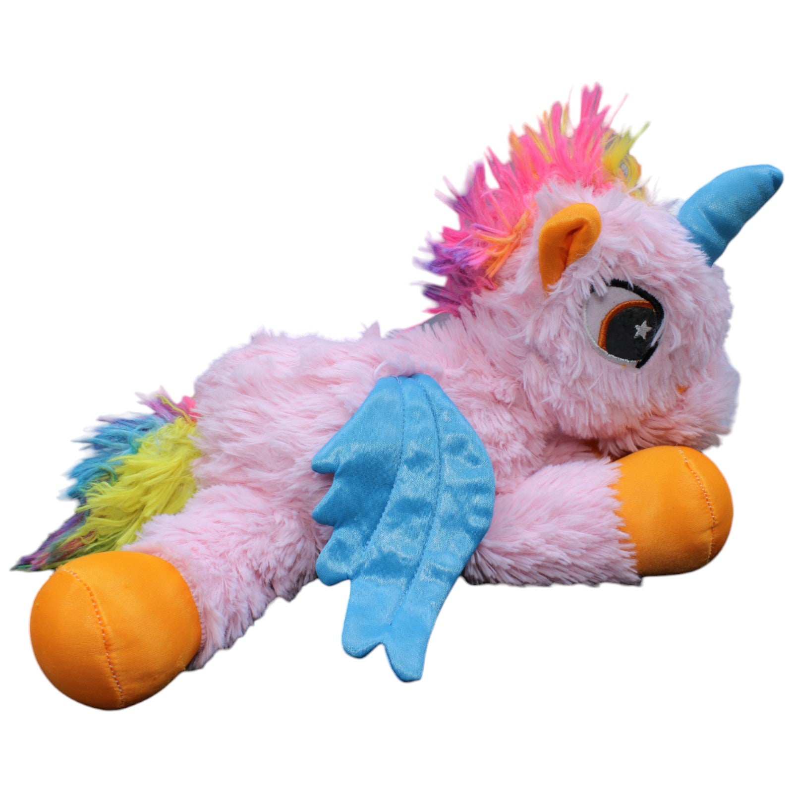 1233273 Sunkid Einhorn mit Flügeln, rosa Kuscheltier Kumpel Leo Fantasy Gebraucht