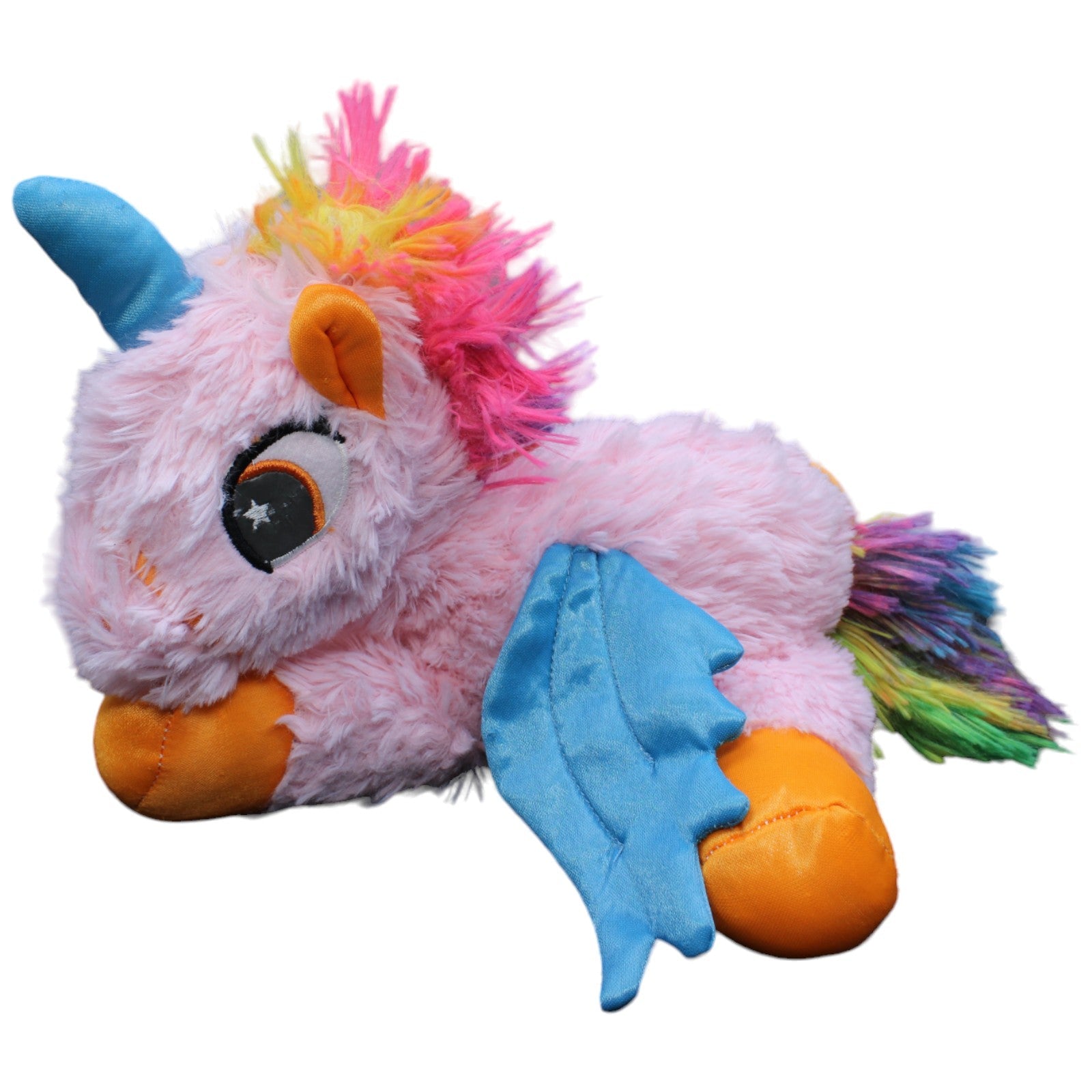 1233273 Sunkid Einhorn mit Flügeln, rosa Kuscheltier Kumpel Leo Fantasy Gebraucht