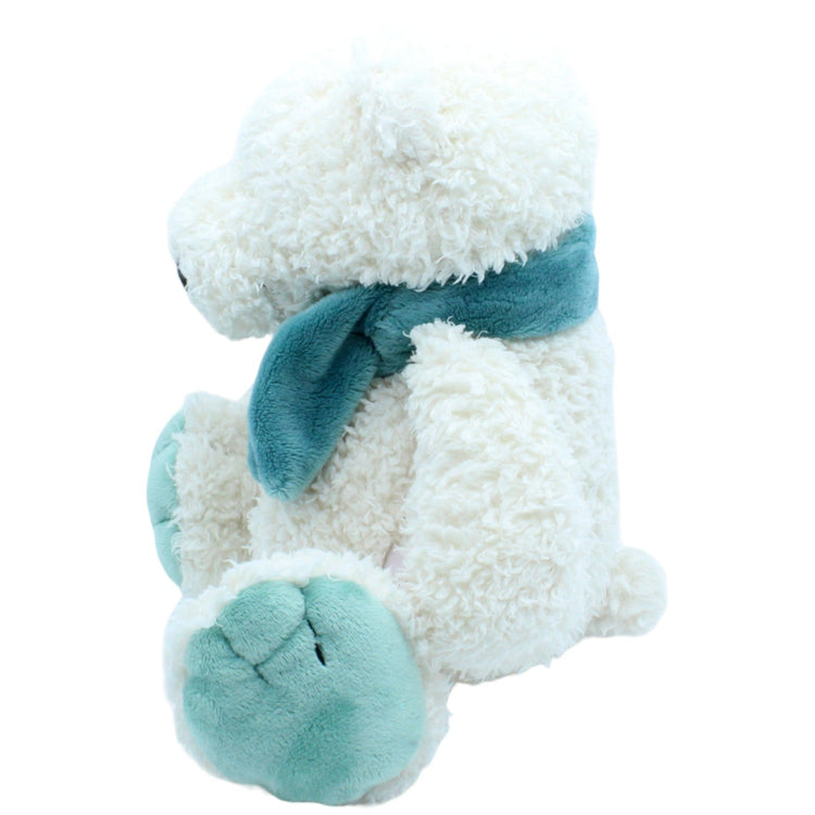 123328 NICI Eisbär mit blauem Schal Kuscheltier Kumpel Leo Gebraucht